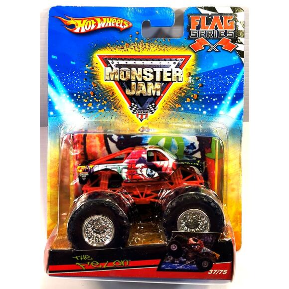Hot Wheels Monster Jam Flag Series THE FELON #37/75, New, See Pics/Descr. - Picture 1 of 5